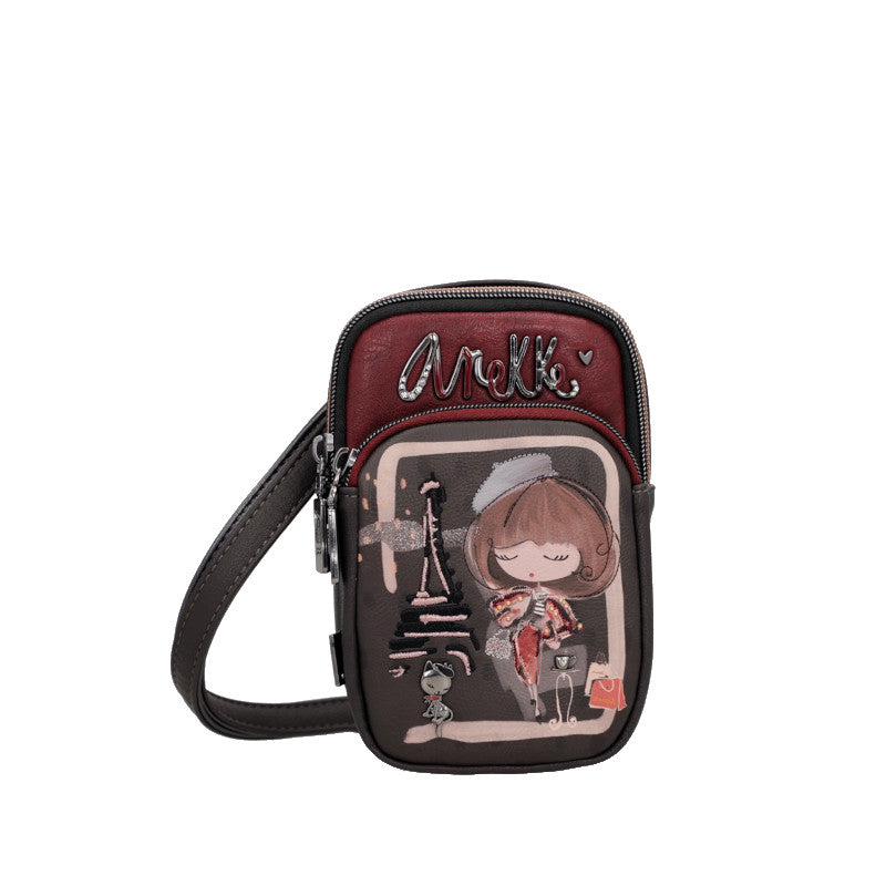 ANEKKE Sac bandoulière mini avec poche Mademoiselle
