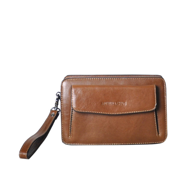 ARTHUR ET ASTON Pochette Georges cuir vachette