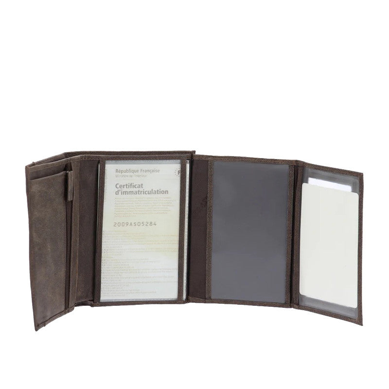 ARTHUR ET ASTON Portefeuille Diego cuir vachette