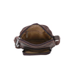 ARTHUR ET ASTON Sacoche travers petit modèle Cristiano cuir destroy