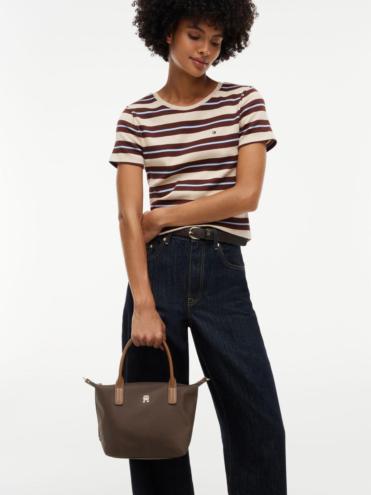 Marron - Tommy Hilfiger Popette Mini