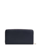 Bleu marine - TOMMY HILFIGER Grand portefeuille zippé Hilfiger Icon