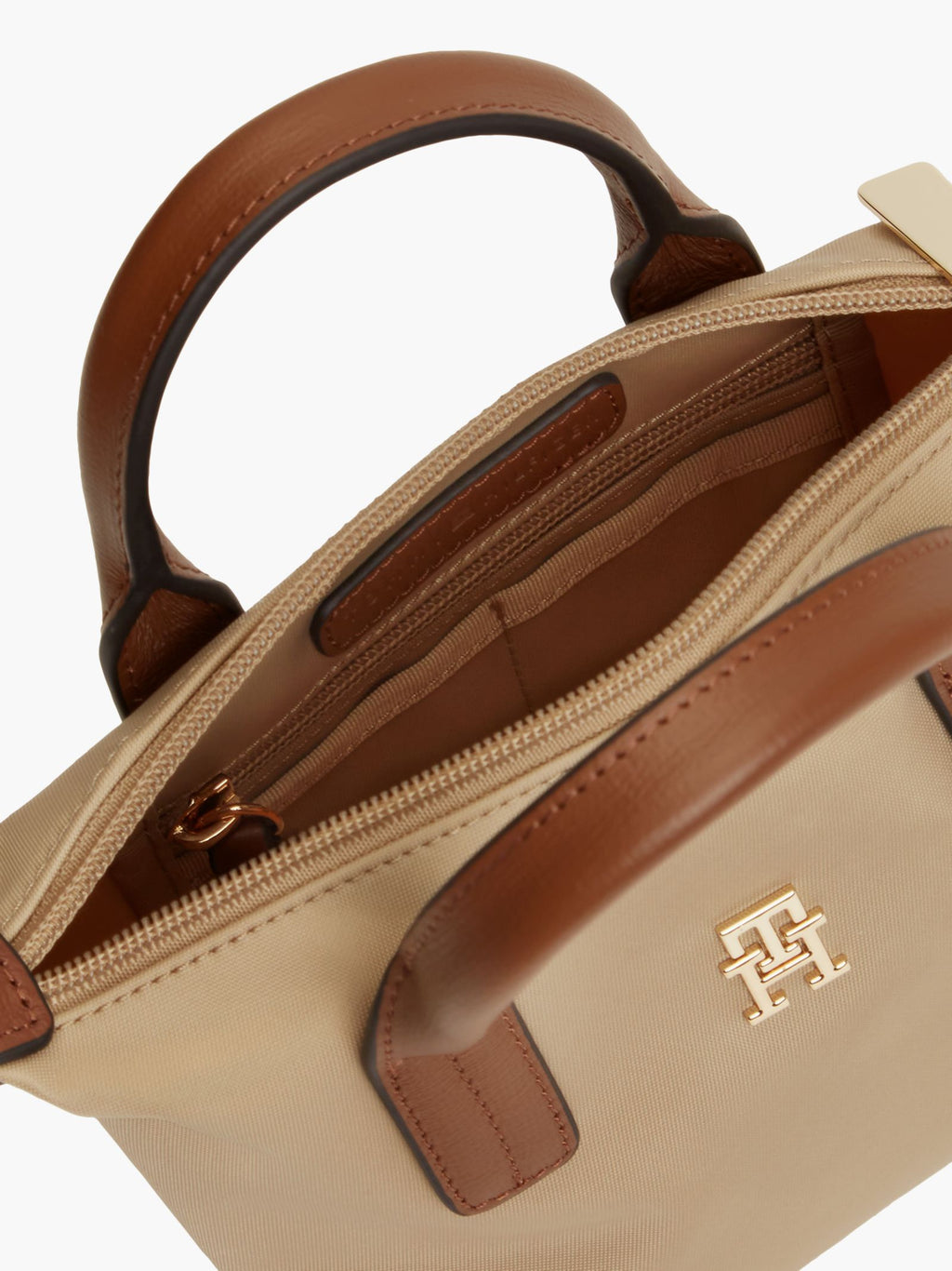 Beige - Tommy Hilfiger Popette Micro Tote