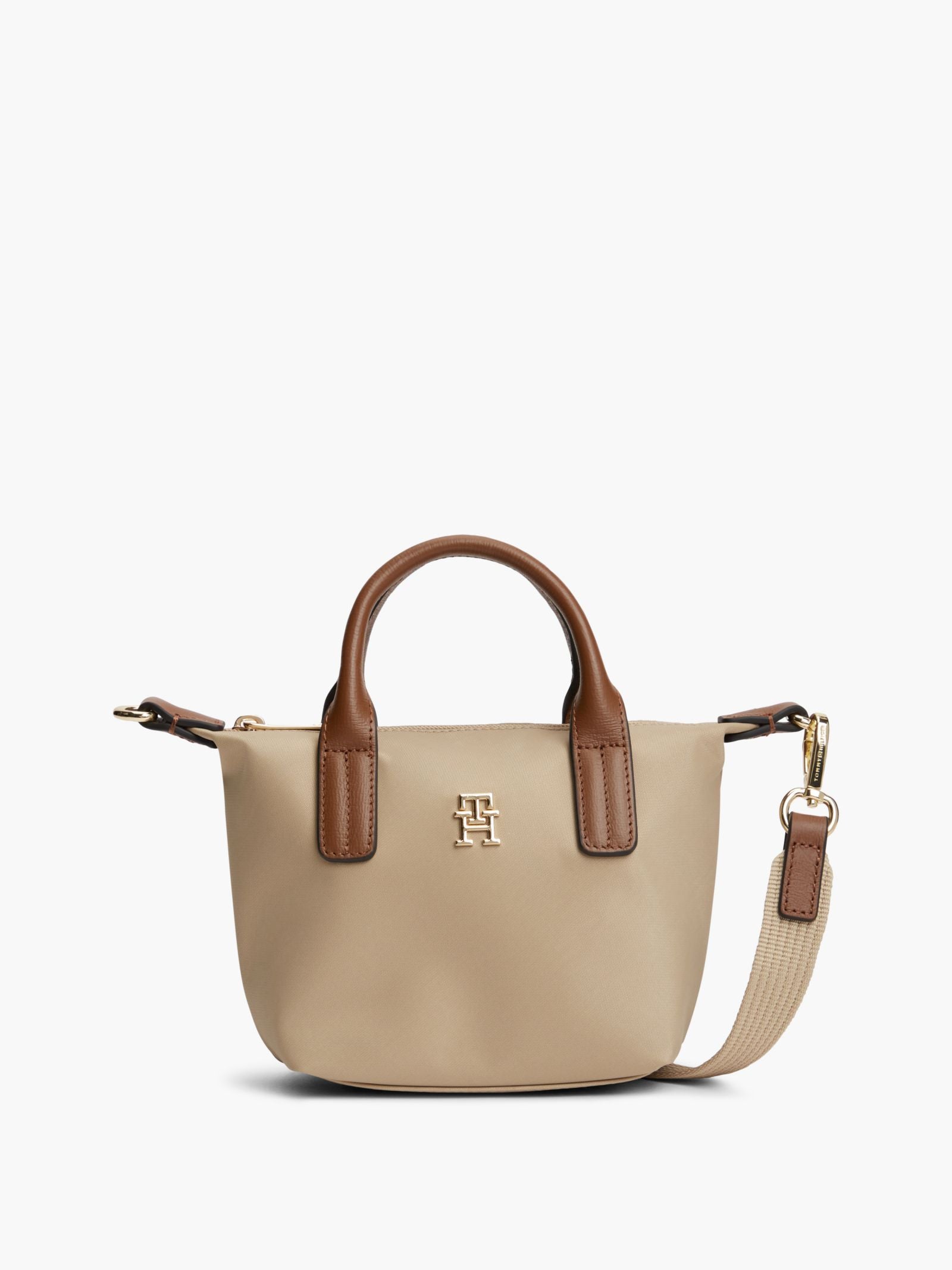 Beige - Tommy Hilfiger Popette Micro Tote