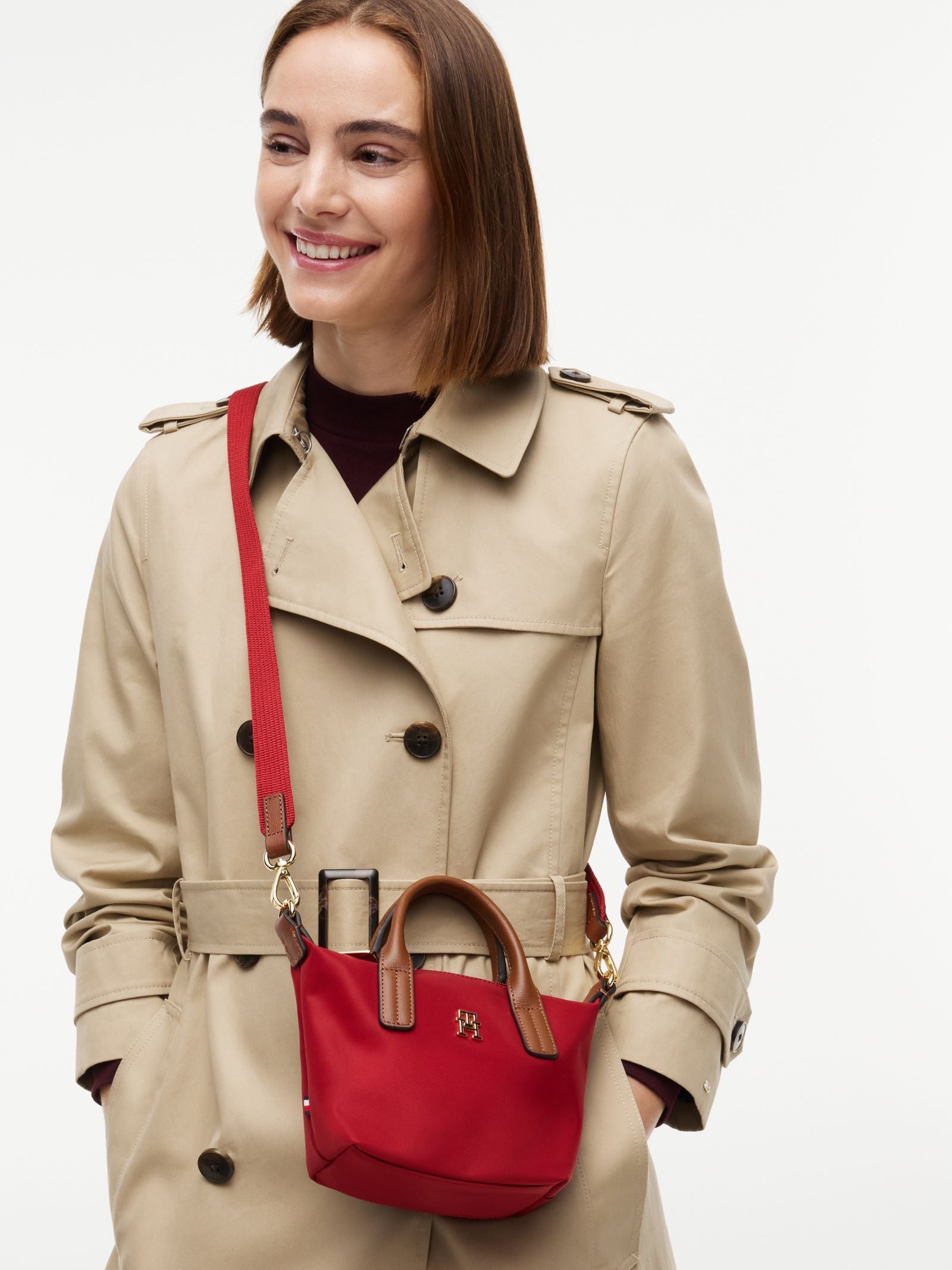 Rouge - Tommy Hilfiger Popette Micro Tote