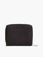 Noir - TOMMY HILFIGER Portefeuille zippé à rabat Hilfiger Icon gaufré