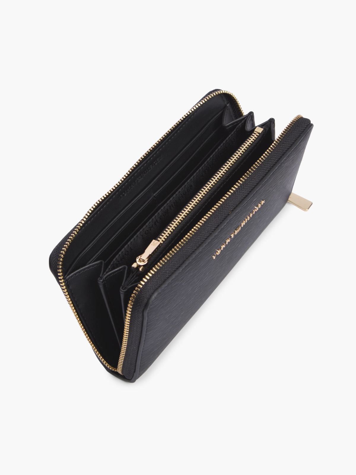 Noir - TOMMY HILFIGER Grand portefeuille zippé TH Modern