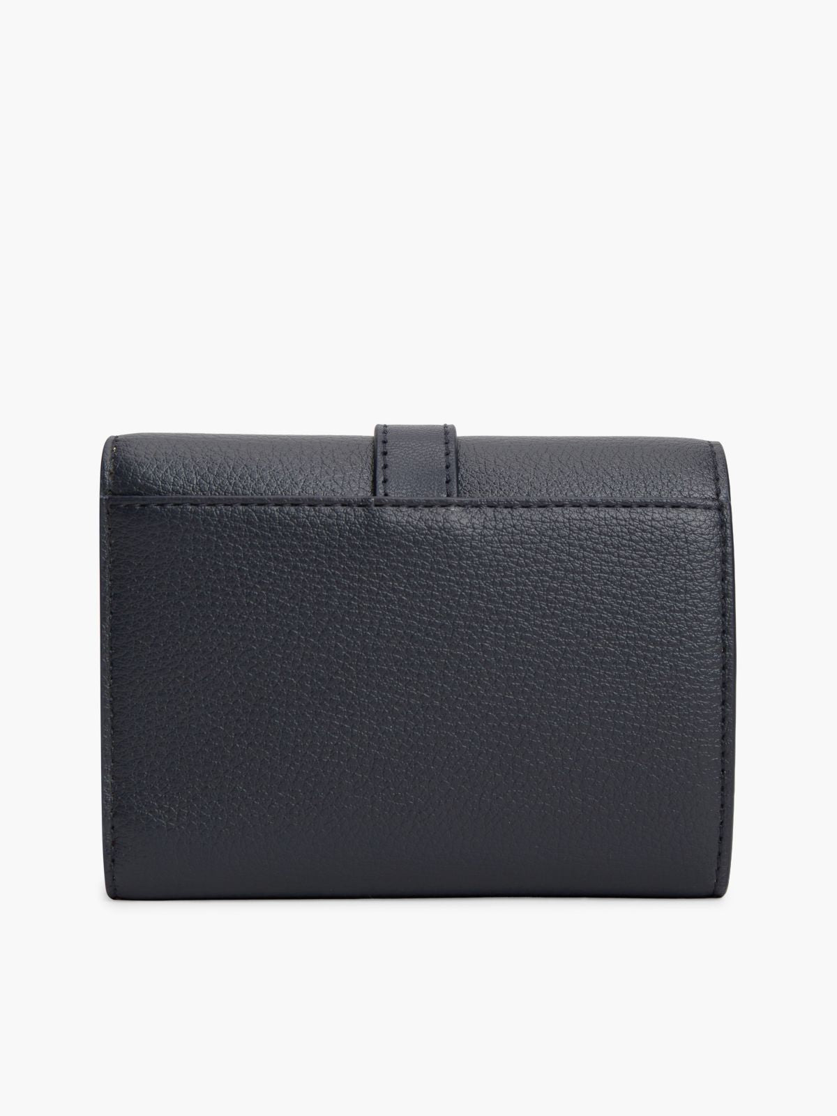 Bleu marine - TOMMY HILFIGER Portefeuille à rabat et boucle TH