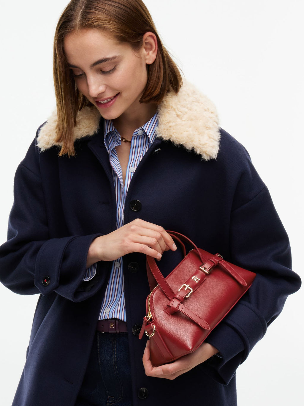 Rouge - Tommy Hilfiger TH Buckle Mini