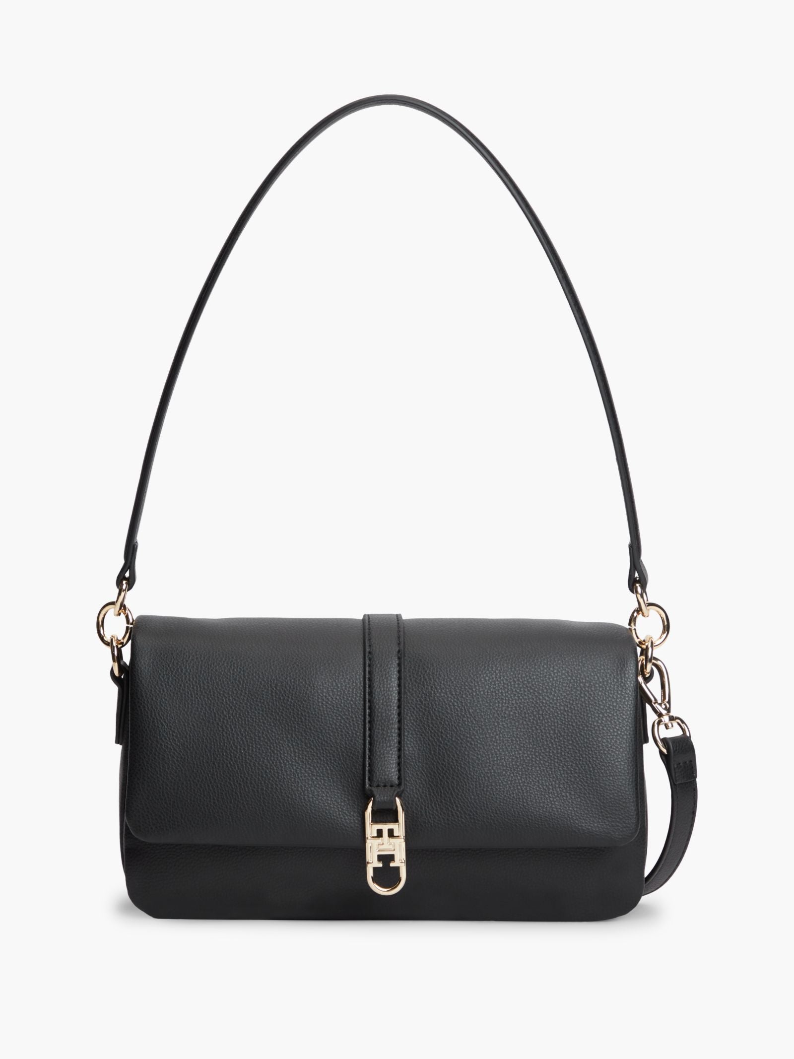 Noir - Tommy Hilfiger TH Libre Convertible Flap Crossover