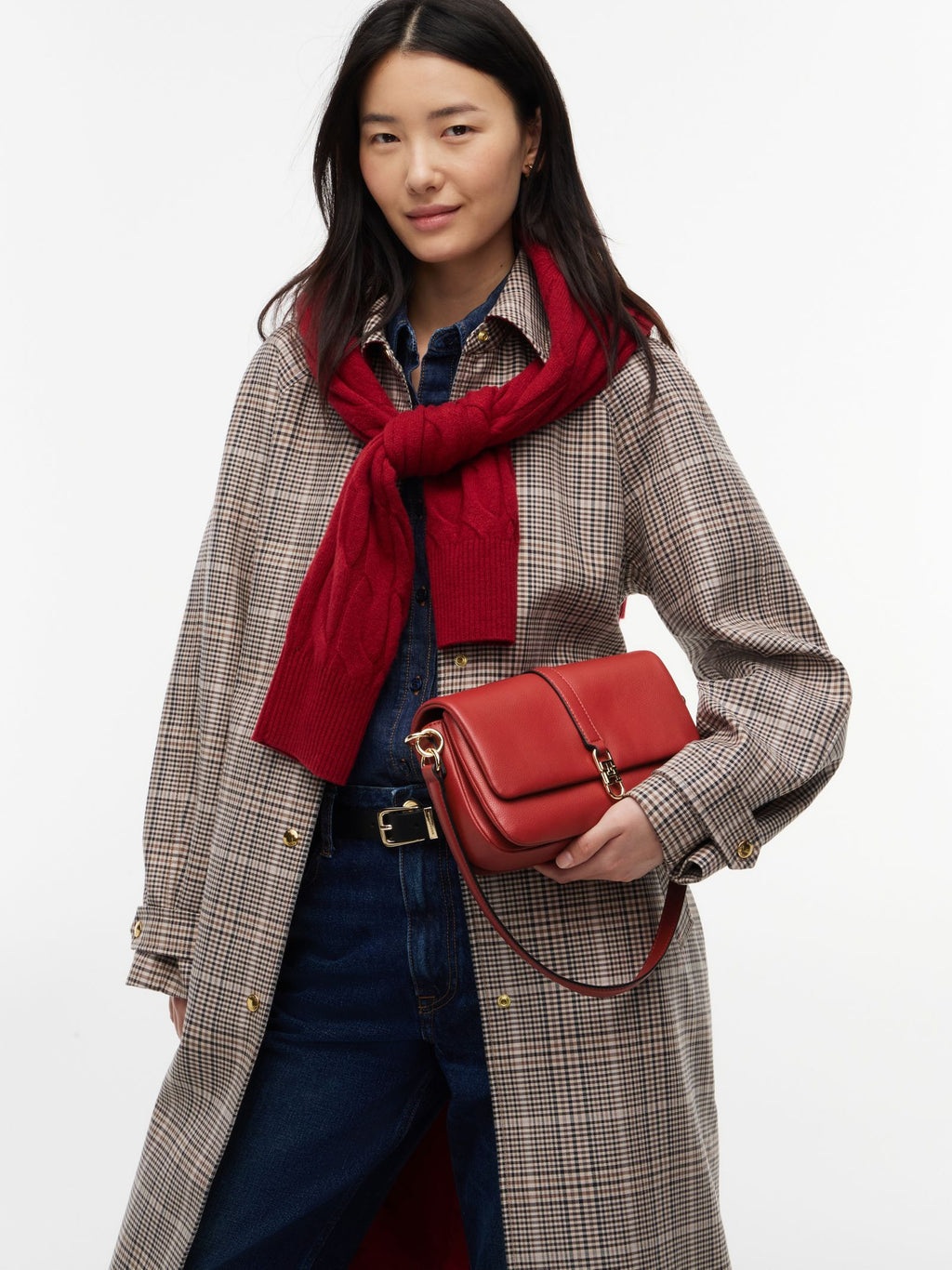 Rouge - Tommy Hilfiger TH Libre Convertible Flap Crossover