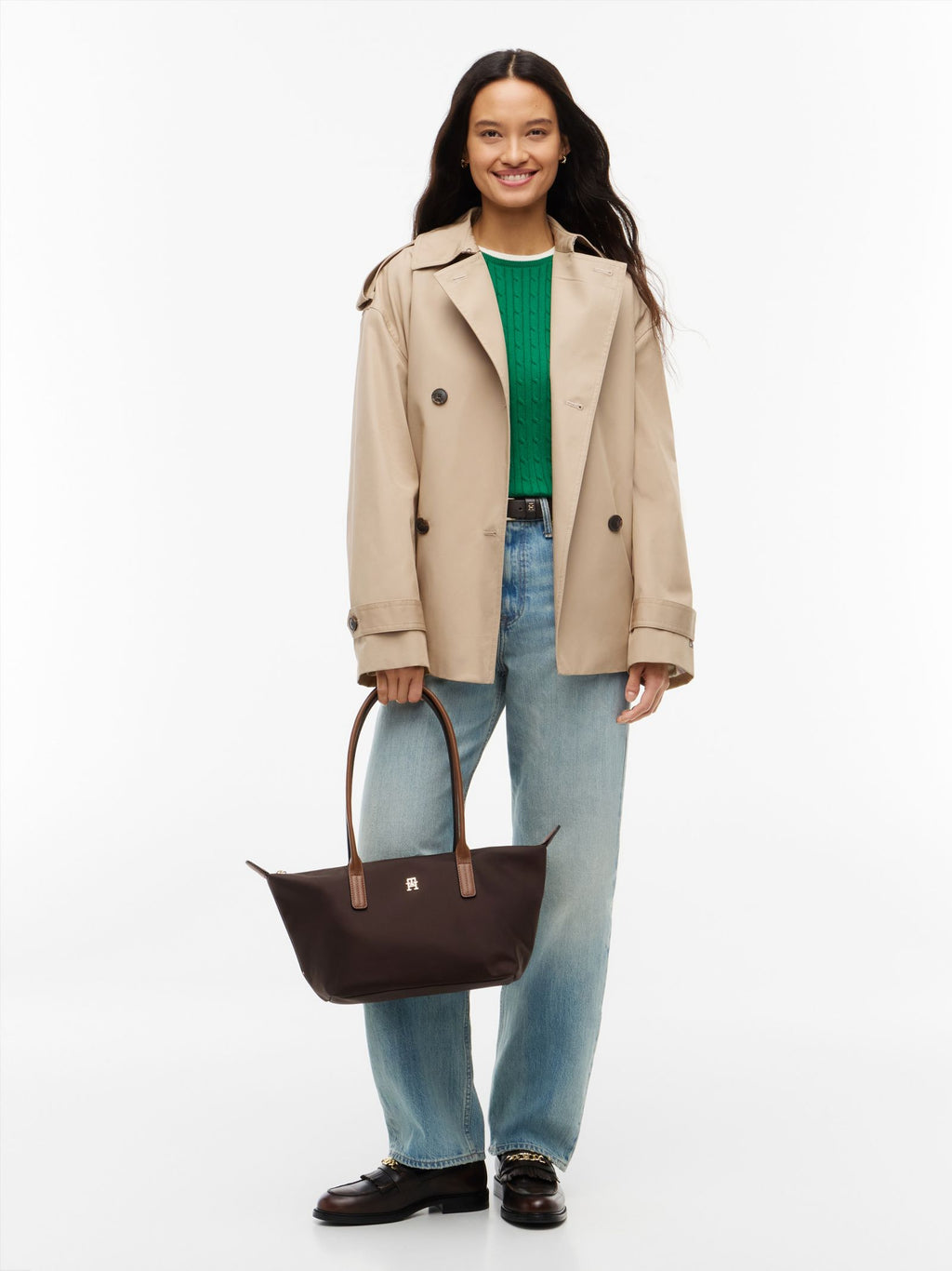 Marron - Tommy Hilfiger Popette East West
