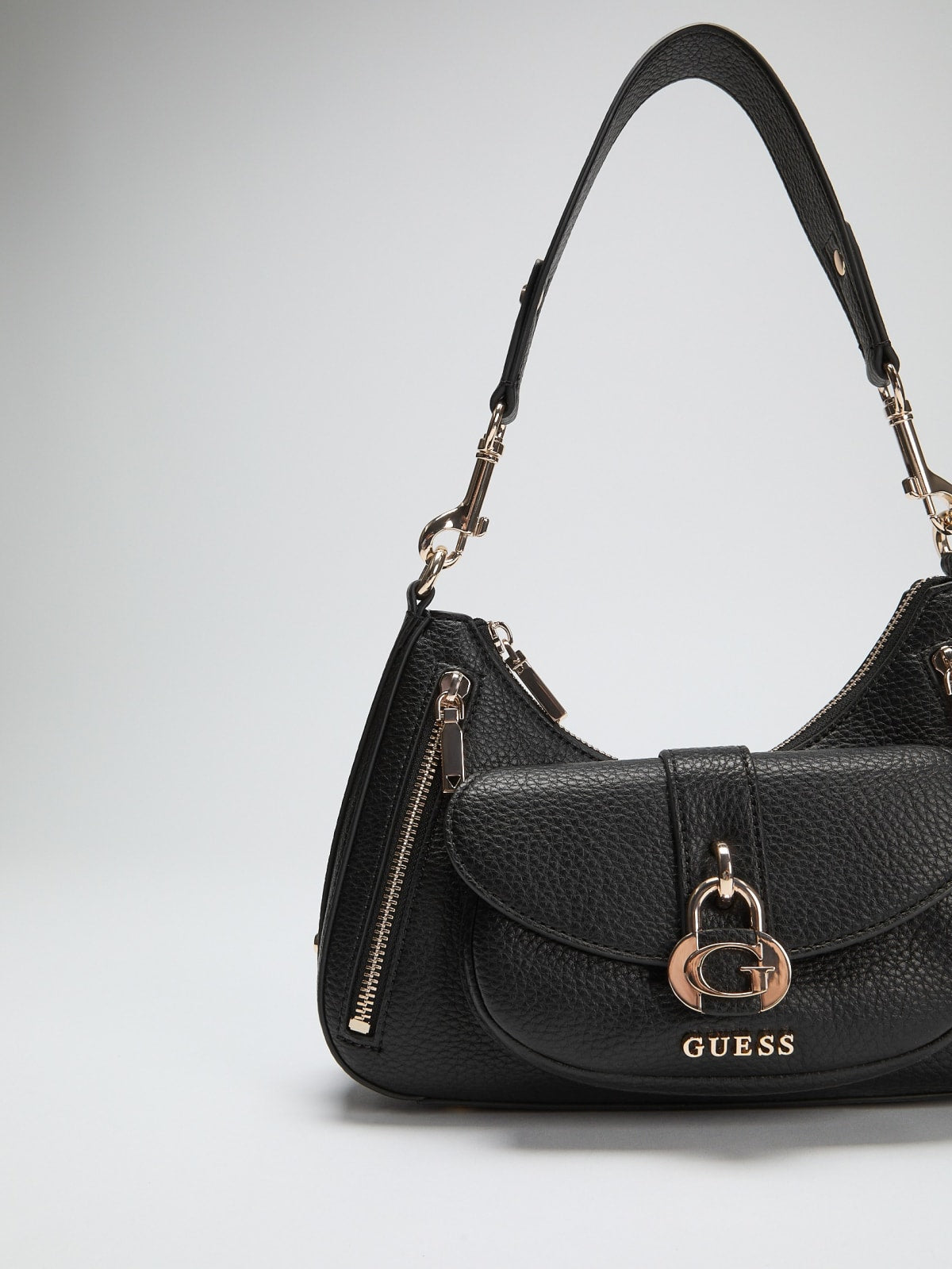 Noir - GUESS Sac à bandoulière Jessa Shoulder Bag