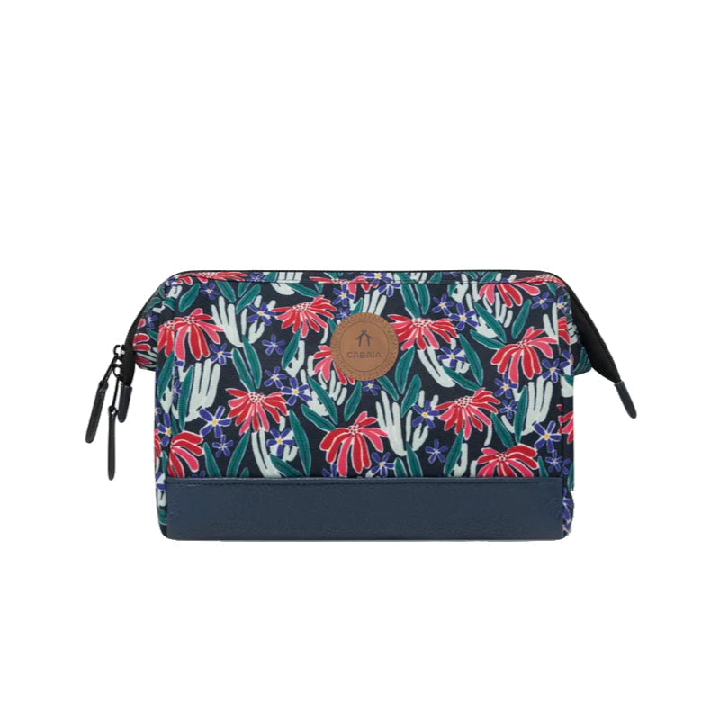 Trousse de toilette Cabaïa Edea, bleu, vue de face