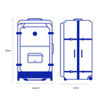 CABAIA Valise souple Large Valladolid
