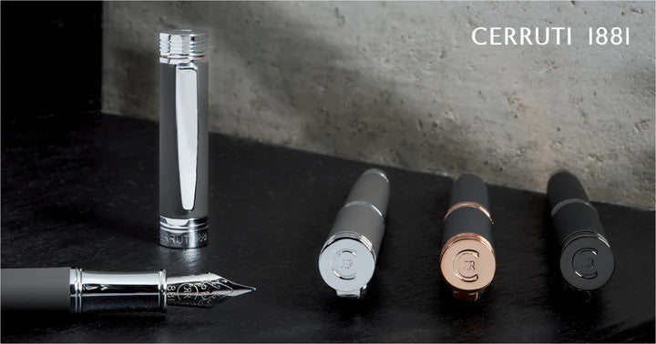 CERRUTI Stylo roller Zoom Soft Noir