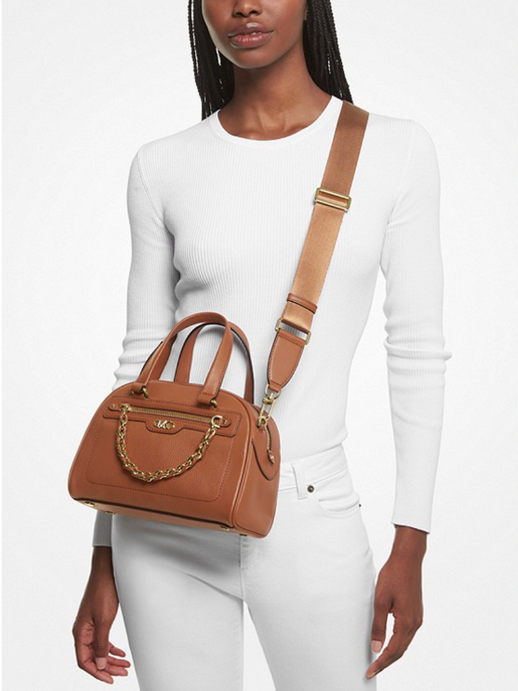 
                      
                        MICHAEL KORS Petit sac Williamsburg en cuir grainé luggage
                      
                    