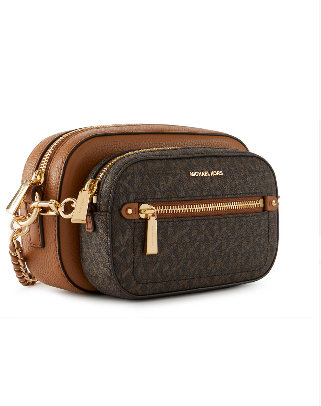 MICHAEL KORS Sac bandoulière jet set brown/acorn