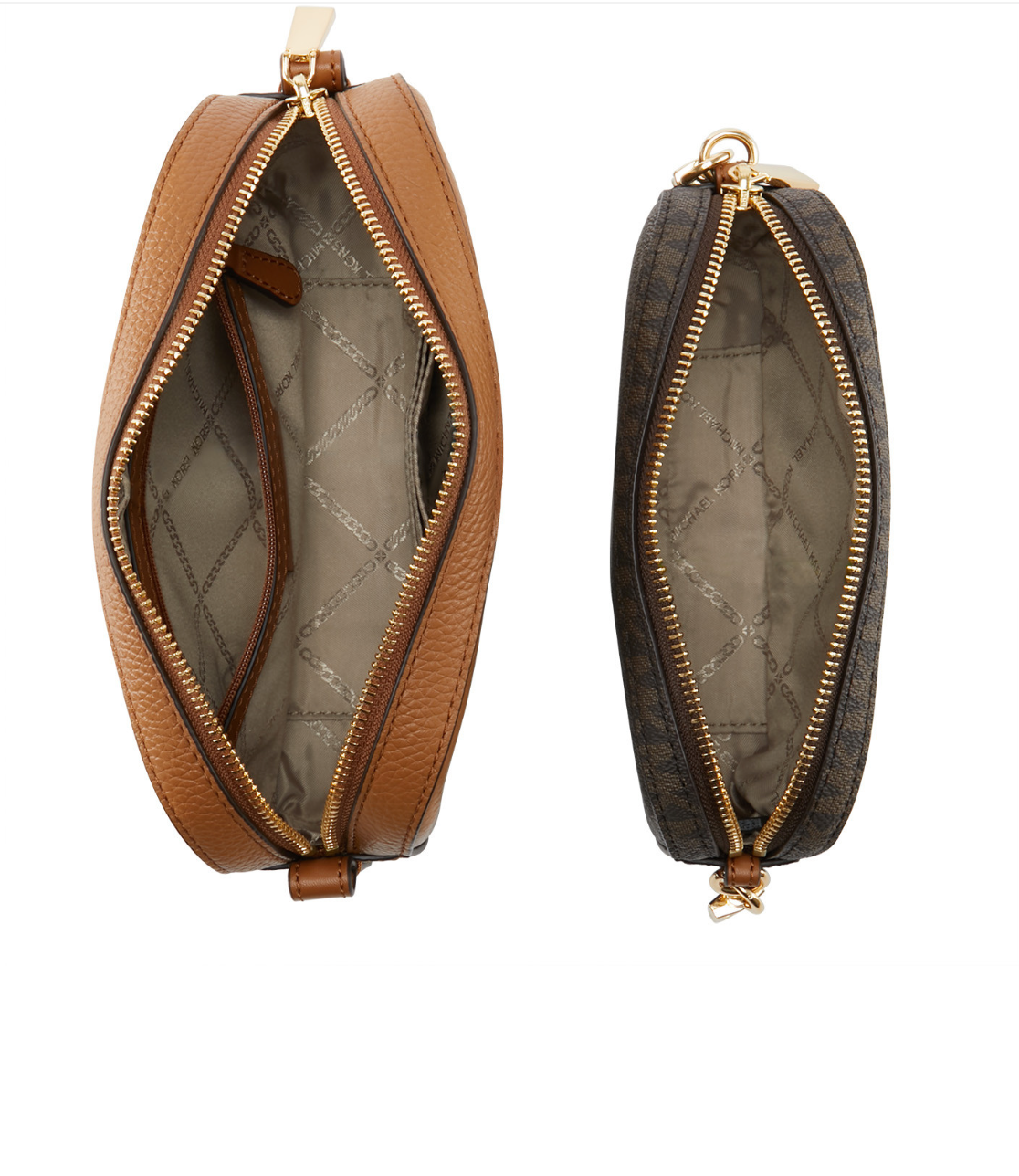 MICHAEL KORS Sac bandoulière jet set brown/acorn