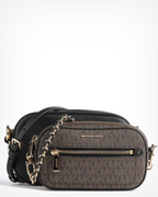 MICHAEL KORS Sac bandoulière jet set brown/black