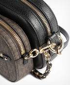 MICHAEL KORS Sac bandoulière jet set brown/black