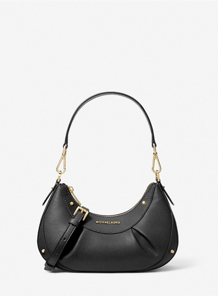 
                      
                        MICHAEL KORS Petit sac porté épaule Enzo en cuir grainé Noir
                      
                    