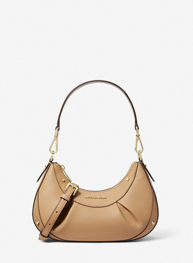 
                      
                        MICHAEL KORS Petit sac porté épaule Enzo en cuir grainé Camel
                      
                    