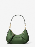 MICHAEL KORS Petit sac porté épaule Enzo en cuir grainé Noir