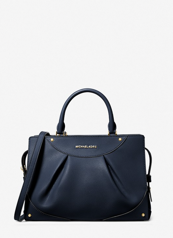 MICHAEL KORS Sac Enzo de taille moyenne en cuir Camel