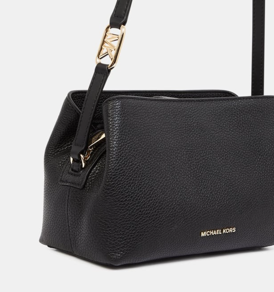 
                      
                        MICHAEL KORS Sac besace Kensington cuir grainé Noir
                      
                    