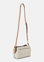 MICHAEL KORS Sac besace Kensington cuir grainé vanilla/acorn