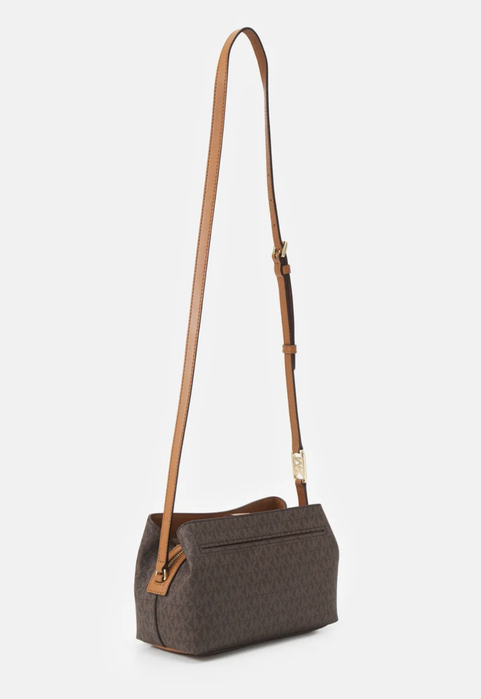 MICHAEL KORS Sac besace Kensington cuir grainé Brown/acorn