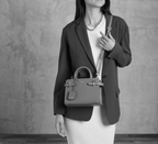 LE TANNEUR PETIT SAC À MAIN EMILIE EN CUIR GRAINÉ