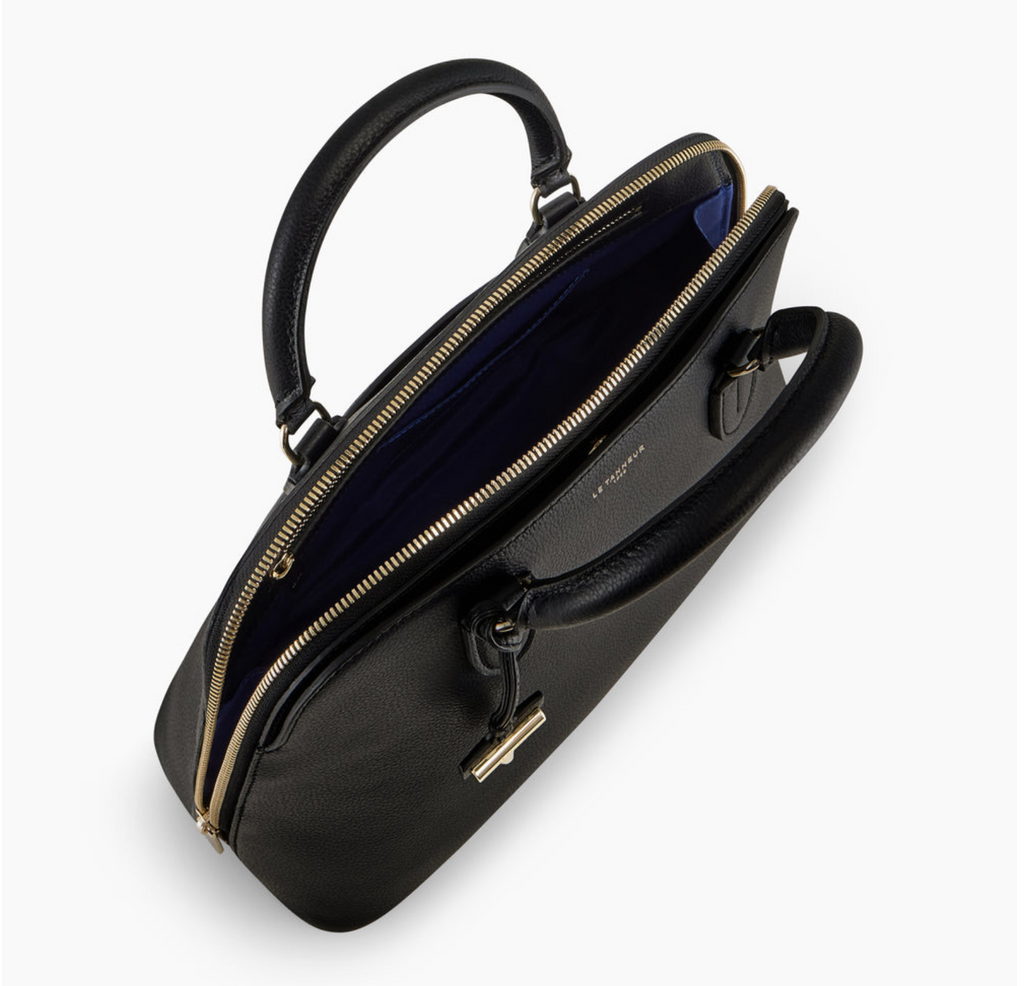 LE TANNEUR SAC À MAIN MOYEN MODÈLE GISÈLE EN CUIR GRAINÉ