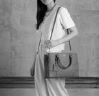 LE TANNEUR GRAND SAC À MAIN ROMY EN CUIR GRAINÉ
