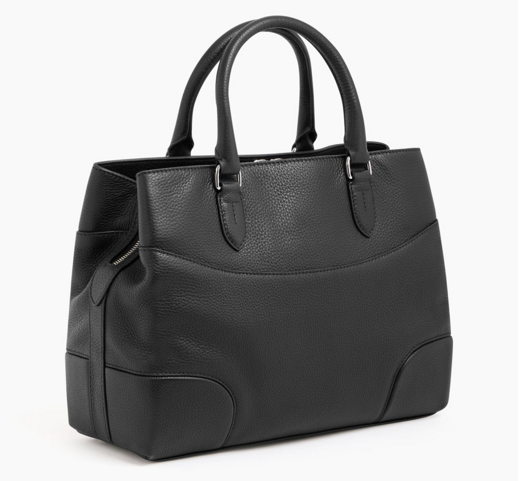 LE TANNEUR GRAND SAC À MAIN ROMY EN CUIR GRAINÉ