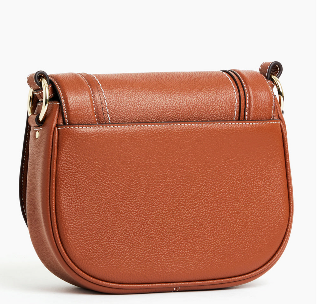 LE TANNEUR SAC BANDOULIÈRE MOYEN MODÈLE ELLA EN CUIR GRAINÉ