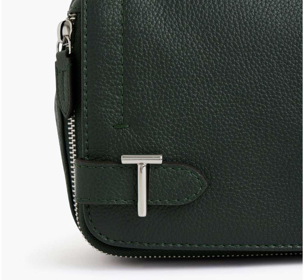 LE TANNEUR PETIT SAC BANDOULIÈRE FANTAISIE SIMONE EN CUIR GRAINÉ