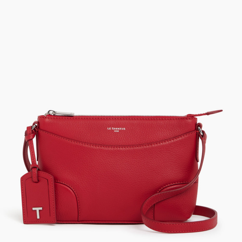 LE TANNEUR PETIT SAC BANDOULIÈRE ROMY EN CUIR GRAINÉ