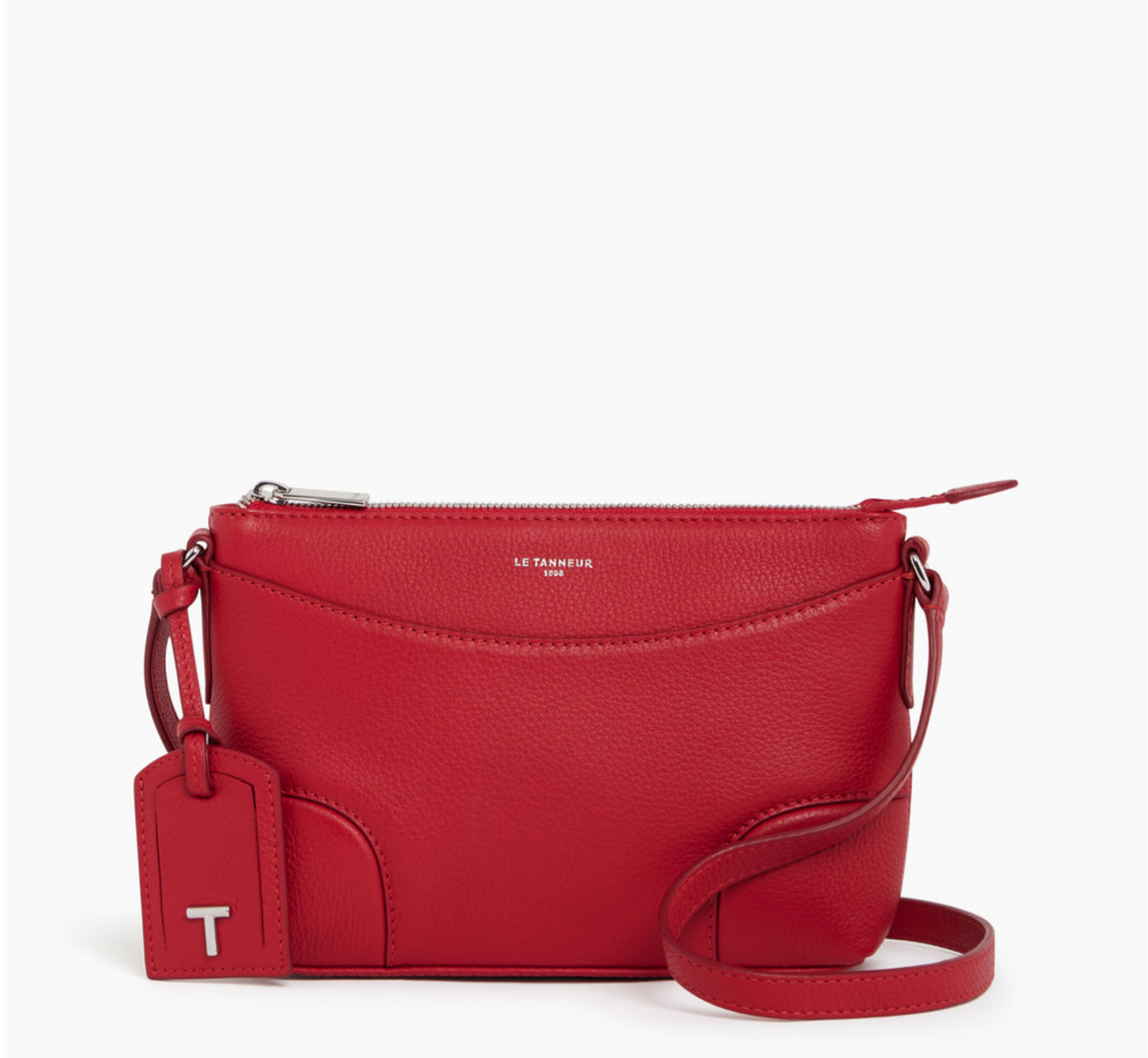 LE TANNEUR PETIT SAC BANDOULIÈRE ROMY EN CUIR GRAINÉ