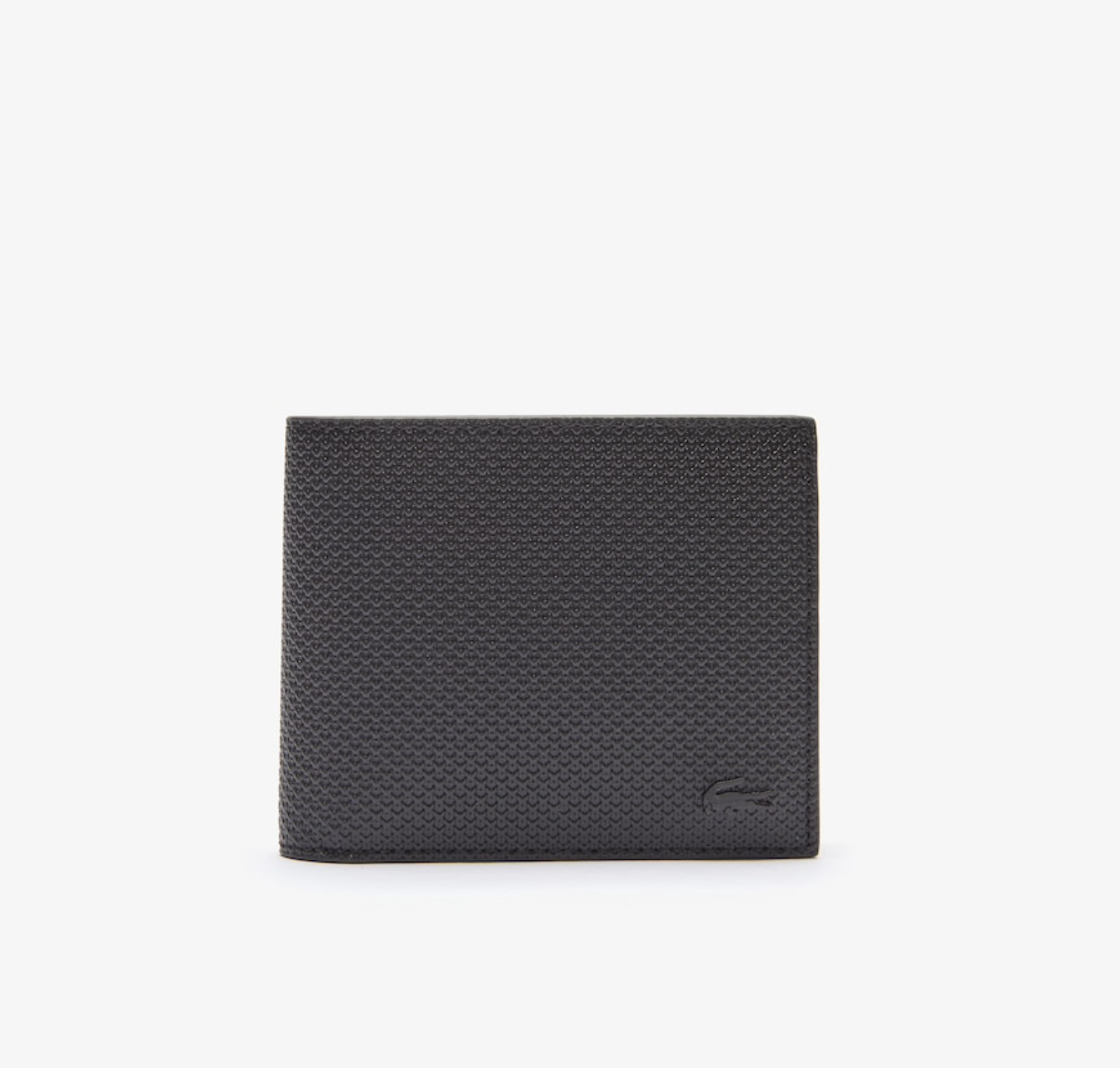 LACOSTE Portefeuille Chantaco en cuir piqué 8 cartes