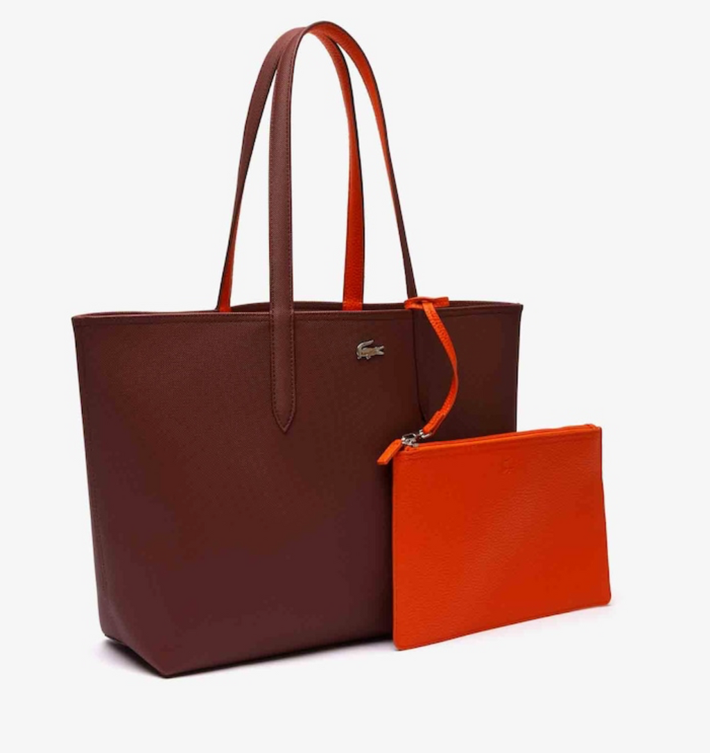LACOSTE Sac cabas Anna réversible bicolore