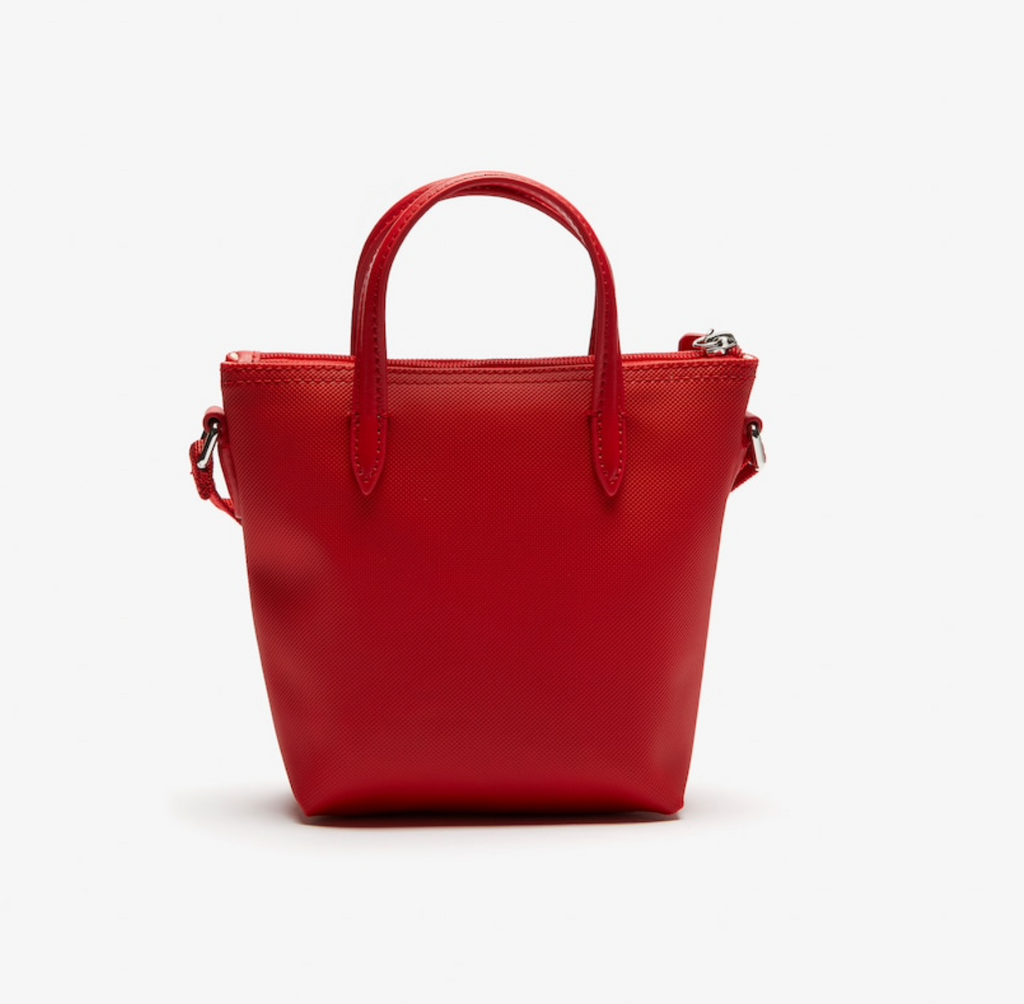 LACOSTE Mini sac cabas zippé L.12.12 Concept petit piqué uni