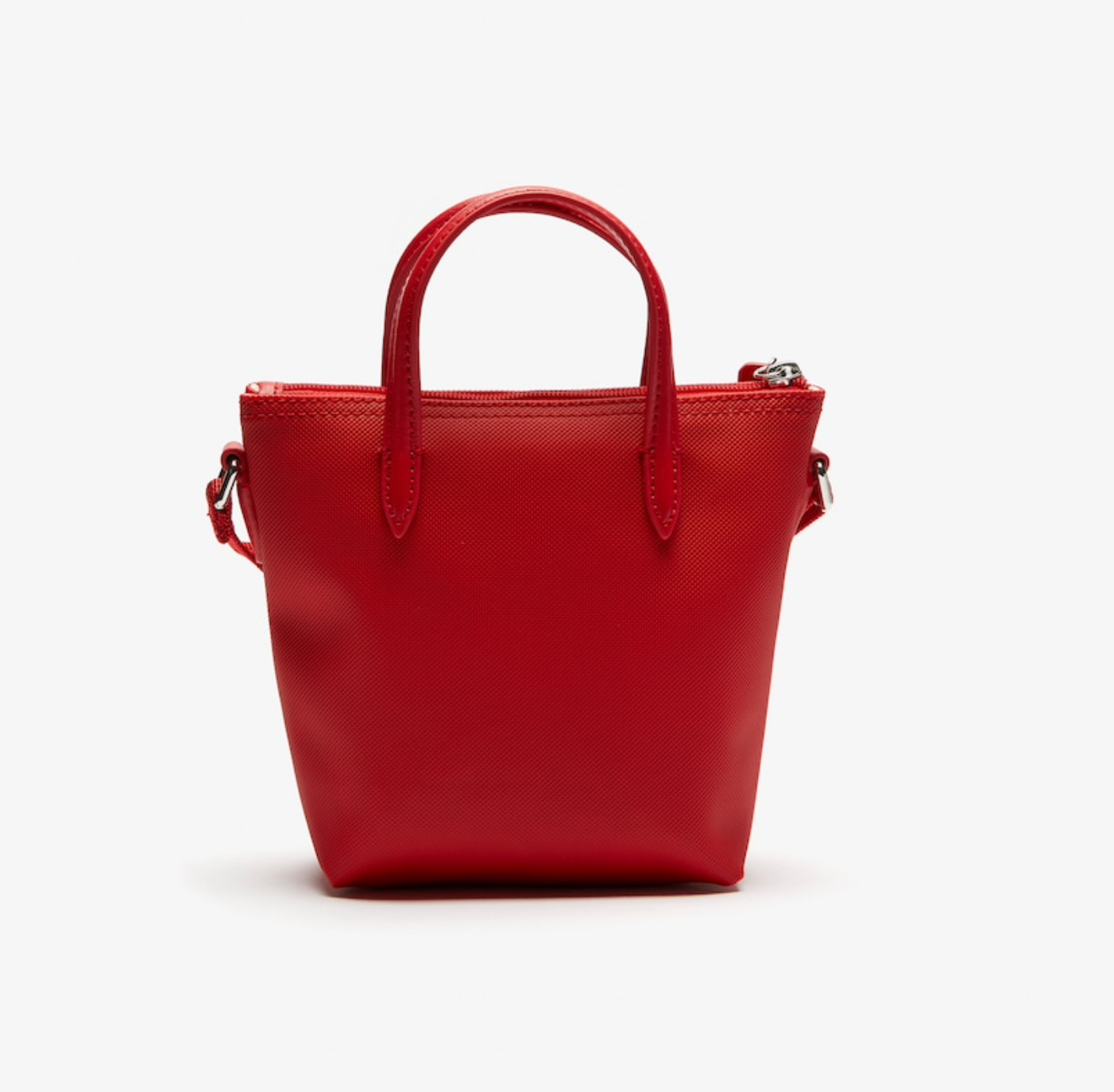 LACOSTE Mini sac cabas zippé L.12.12 Concept petit piqué uni
