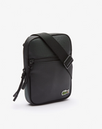 LACOSTE Petite sacoche plate LCST croisée en toile enduite