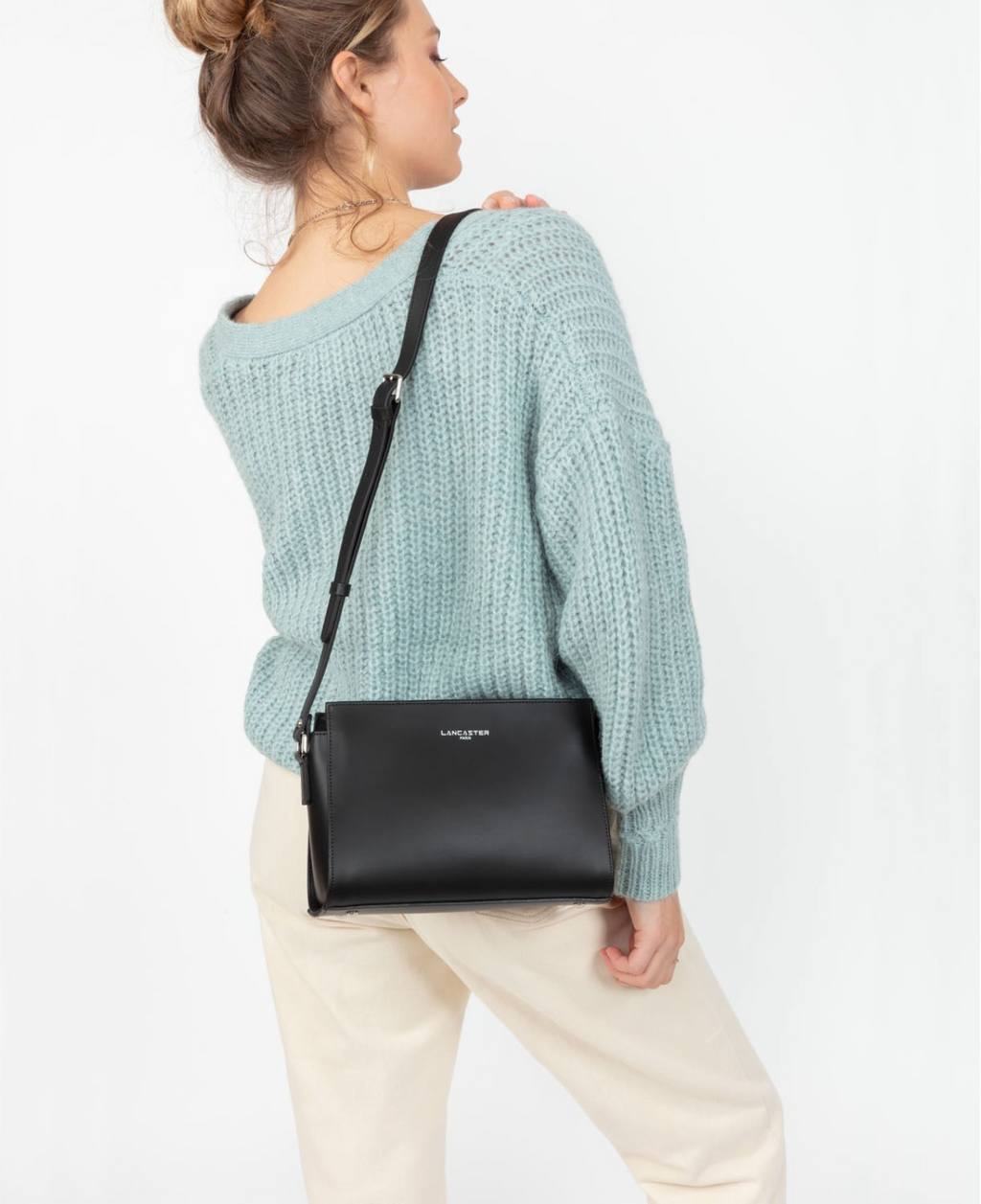 LANCASTER petit sac trotteur smooth