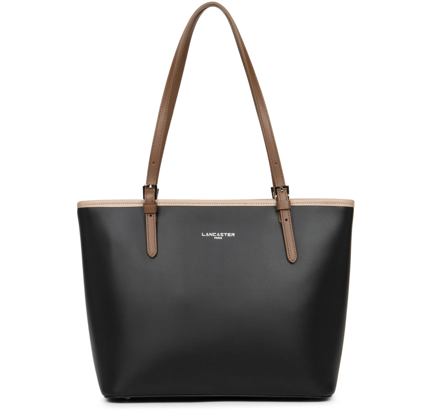 LANCASTER sac cabas épaule smooth