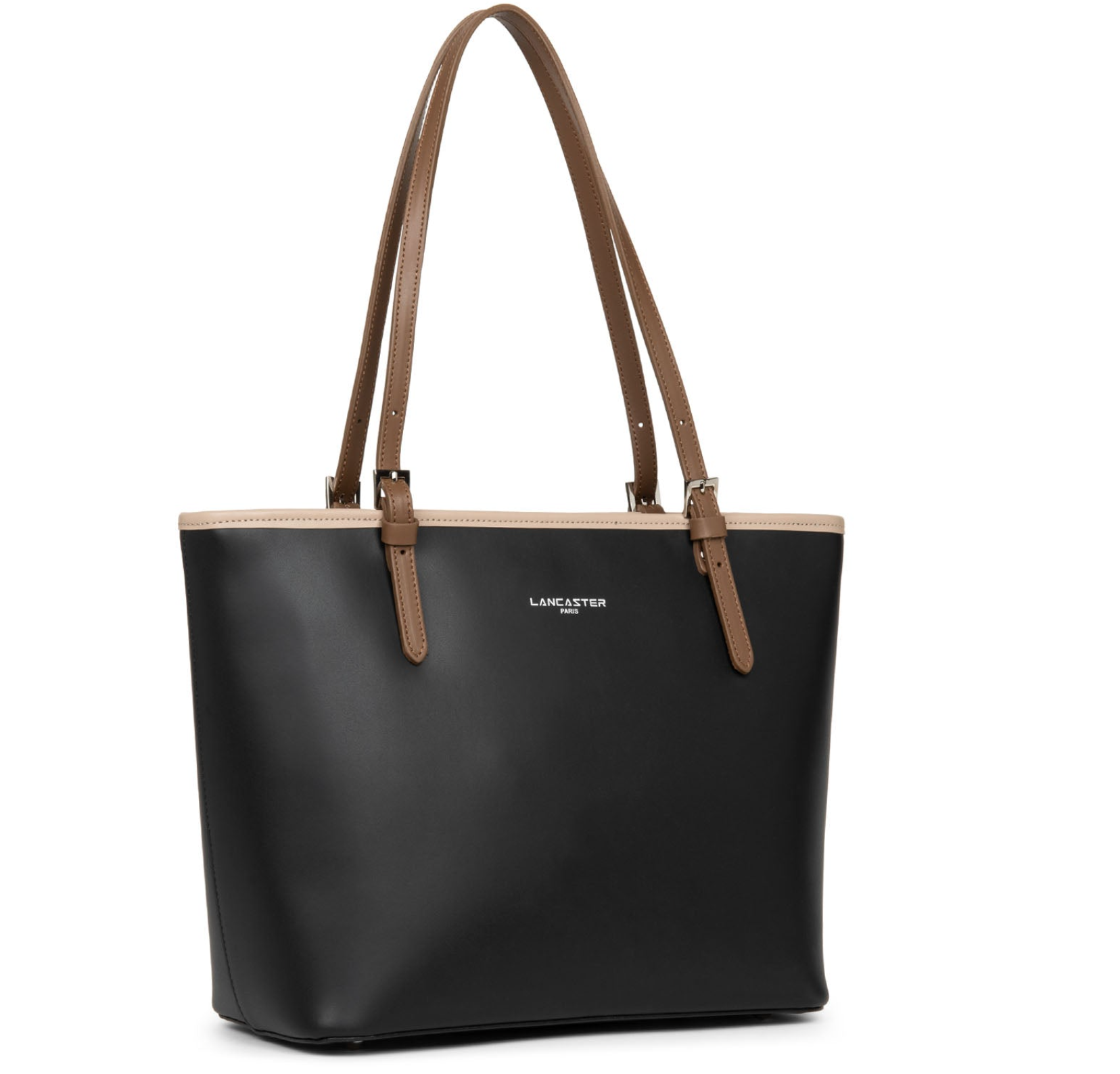 LANCASTER sac cabas épaule smooth