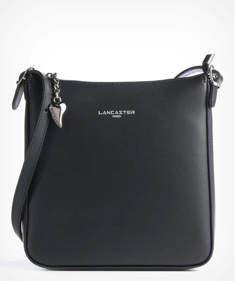 LANCASTER Sac trotteur zippé Smooth à bandoulière