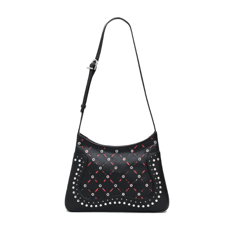 DESIGUAL Petit sac à bandoulière effet cuir perforé Yankee Manaos